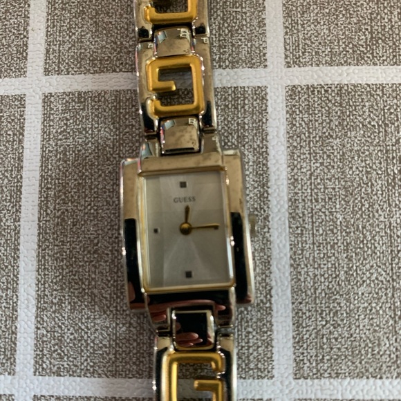 Authentic GUESS Watch Silver and Gold - Picture 2 of 3